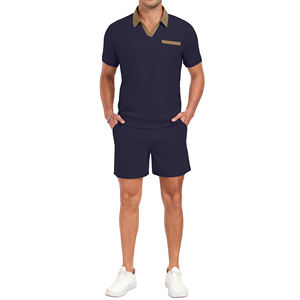 2025 camiseta informal transpirable de calle alta para hombre, ropa de verano para hombre, conjuntos de pantalones cortos, camisetas de manga corta, traje de gimnasio, conjuntos de gran tamaño para hombre - Product Image 5