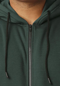 Sudadera con capucha y cremallera para hombre de alta calidad, diseño personalizado, ropa de calle, mezcla de algodón ligero, forro polar, estilo informal, tamaño Regular sólido para invierno - Product Image 3