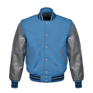 Chaqueta universitaria de lana personalizada para hombre ODM OEM, abrigo de letras con capucha de tela transpirable de alta calidad para invierno de talla grande - Product Image 5