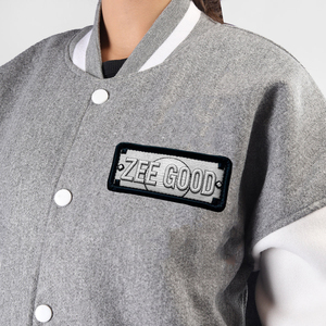 Chaqueta de nailon de alta calidad para mujer, logotipo bordado impreso, jugadores de baloncesto, estilo Letterman transpirable a la moda, venta al por mayor - Product Image 6