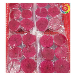 Délicieux fruit du dragon rouge congelé IQF, dés Pitaya rapides congelés, purée, cubes, tranches pour jus, meilleur prix fruit du dragon congelé - Product Image 1