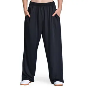 Hot Sales high quality Traditional Chinese Kung Fu pants are breathable and comfortable with milk fiber Elastic Waist Pants