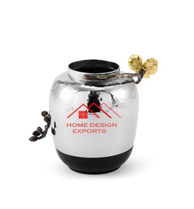 Diseño martillado Venta caliente jarrón de metal decorativo para el hogar de lujo a precio de mayorista barato - Product Image 3