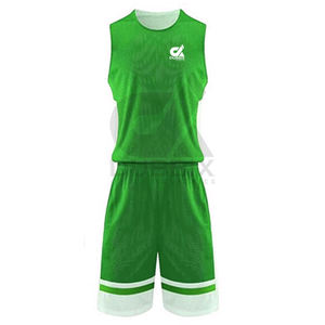 Uniforme de basket-ball d'hiver de haute qualité 100% polyester pour adultes Logo 3D sur le devant Anti-bactérien Séchage rapide Respirant Sans manches - Product Image 1