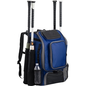 Polyester Baseball Softball <b>Backpack</b> <b>Waterproof</b> Large Capacity Bat Bag Foldable Sports Travel Pack - Product Image 3