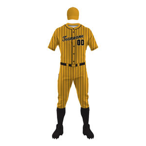 Personnalisation de San Diego US Sports Team personnalisé blanc brun rayures style personnalisé cousu maillots de baseball - Product Image 5