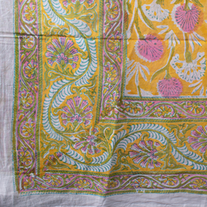 100% fibra natural impresa envoltura larga hecha a mano accesorio ecológico para exportación y pedido a granel textil bohemio sostenible hecho en La India - Product Image 4