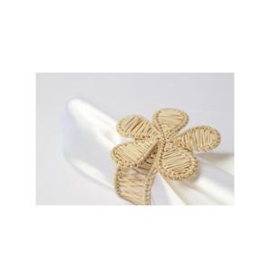 Servilletero de ratán rústico decorativo para agregar un toque terroso y orgánico a los arreglos de mesa de vacaciones - Product Image 3