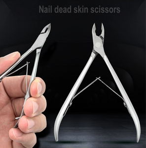 Cortadora de cutículas de acero inoxidable de alta calidad de Color arcoíris personalizada de fábrica profesional para cortaúñas de dedos de manos y pies - Product Image 4