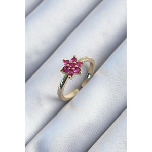 Anello da donna in ottone Color oro rosa con TJ-BYK2904