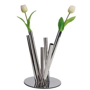 Florero Minimalista de Tubo Metálico con Acabado Pulido para Decoración Floral en Interiores de Hogar, Oficina, Hotel, Eventos y Mesas - Product Image 5