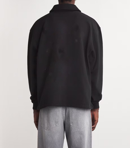 Sweat-shirt à capuche unisexe à col zippé et manches longues avec col montant et intérieur en polaire douce - Product Image 4