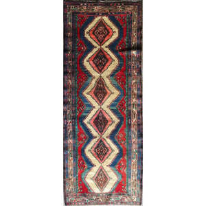 Alfombra de Lana Pura Hecha a Mano con Diseño Vintage, Anudada a Mano, Artesanal, para Decoración de Hogar u Oficina - Product Image 1