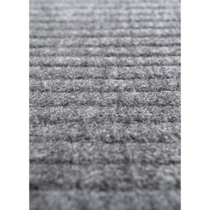 <b>Jean</b> Grey & Black Hand Loom Wool Rugs Classic 10mm Jacquard Technique Rectangular Hallway & Room Bedside Rugs-Hwl-107 - Product Image 3