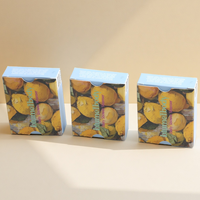 Boîte d'emballage personnalisée pour produits de soin personnel, cosmétiques, diffuseurs de vapeur biodégradables, couleur jaune aseptique, taille personnalisée, livraison rapide