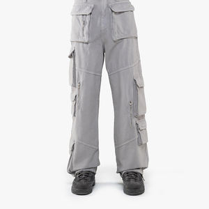 กางเกงวิ่งขายาวผ้าไนลอนกางเกงวอร์ม100% สำหรับผู้ชายกางเกงวิ่งขนาดใหญ่กางเกงวอร์มขากว้างกางเกงไนลอน - Product Image 6