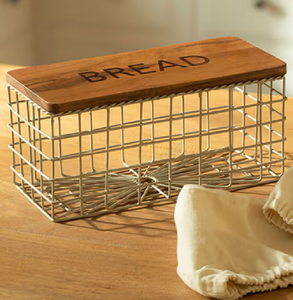 Caja de pan enrollable de madera oscura clásica | Contenedor de almacenamiento de encimera de cocina vintage con "PAN" | Venta al por mayor - Product Image 4