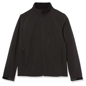 Veste Softshell pour homme, style unique, utilisation en extérieur, logo brodé personnalisé, veste Softshell pour homme à manches longues - Product Image 4