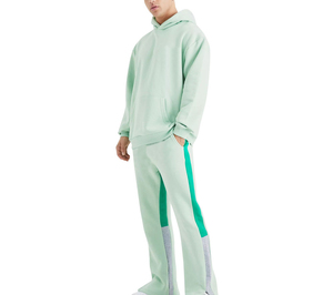 Ensemble sweat-shirt et pantalon de survêtement unisexe personnalisé avec logo pour homme 2026 – Écologique, épais et imprimé, idéal pour l'hiver - Product Image 1