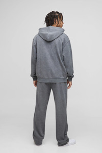 Survêtement zippé surdimensionné personnalisé en coton épais deux pièces sweats à capuche zippés et pantalons de survêtement hommes survêtements de vente chaude - Product Image 2