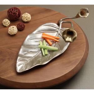 Bandeja de hoja de oro moderna, vajilla de Ramadán para boda, bandeja de comida decorativa, Bandejas para servir - Product Image 6