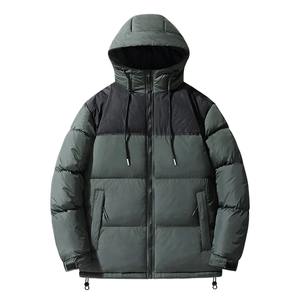 Chaqueta Acolchada de Invierno para Hombre, Estilo Urbano, Abrigo de Lona para Clima Frío, Resistente al Viento, Ropa Casual de Exterior, Servicio OEM - Product Image 3