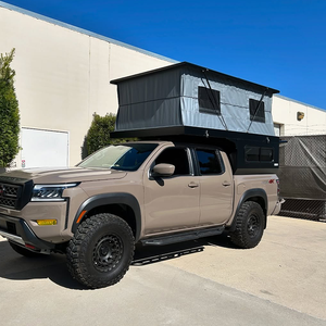 خيمة سقف خفيفة الوزن وناعمة لشاحنات البيك آب، سريعة الفتح، تتسع لشخصين إلى ثلاثة أشخاص، مناسبة للتخييم، لسيارات فورد F150 وجي إم سي - Product Image 3