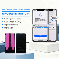 Batterie de diagnostic d'usine, livraison rapide pour iPhone 14/14 Pro/14 Plus/14 Pro Max, garantie de remplacement de 18 mois