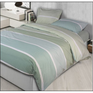 Ensemble de housse de couette de luxe King Size - 4 pièces, literie moderne en polyester tissé avec motifs floraux, géométriques et végétaux - Product Image 5