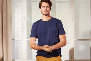 Coupe ample noir 100% coton t-shirt hommes sérigraphie logo t-shirts Gsm poids lourd t-shirt - Product Image 4