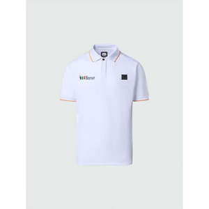 Collezione North Sails AC38: Polo Bianca con Logo Ricamato, 100% Cotone Traspirante, Tecnica Scura, Tinta Unita, Varie Taglie - Product Image 5