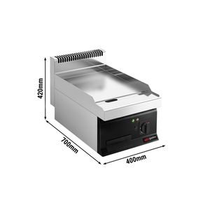Plaque de cuisson électrique commerciale - 8,0 kW - Surface lisse - Zone de cuisson : 395x535 mm - Product Image 2
