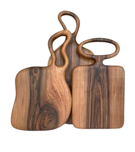 Planche à découper en bois à la mode planche à découper en bois sur mesure outil de cuisine planche à découper de légumes de taille moyenne - Product Image 6