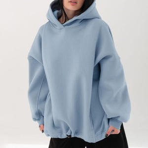 Sweat à capuche tendance, tissu lourd 500 g/m², motif brodé avec poche kangourou, coupe unisexe pour un confort quotidien - Product Image 3