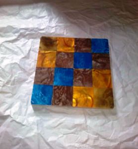 Ensemble de sous-verres en matériaux personnalisés Tampons ronds en pierre de style classique pour la cuisine Fabriqué en Inde - Product Image 2