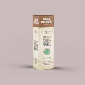 Vase en verre fait à la main paquet de sauge pour encens indien traditionnel décor à la maison à des fins spirituelles Hawan Pot-pourri chauffe-bougies - Product Image 1