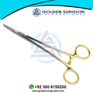 Portaagujas TC Gold Handle Mayo Hegar | Portaagujas Mordazas dentadas Portaagujas insertado de carburo de tungsteno Proveedores - Product Image 3