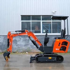 Mini pelle de tranchée de 1 tonne avec auvent seau de 380mm de large composants hydrauliques TOSHIBA haute efficacité - Product Image 2