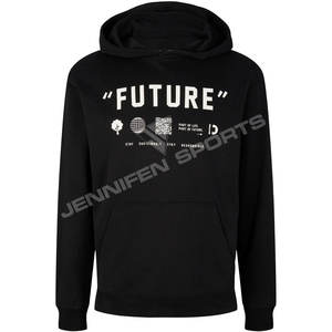 Sudadera Personalizada Unisex, Informal, de Invierno, Lisa o Estampada, Teñida, 100% Algodón, Transpirable, Tallas Grandes, Sudadera con Capucha para Hombre - Product Image 5