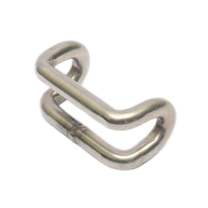 Crochet <span class=keywords><strong>ouvert</strong></span> galvanisé <span class=keywords><strong>en</strong></span> acier inoxydable de 50 mm avec sangles à boucle centrale pour attache de cargaison de rideau latéral de camion - Product Image 2