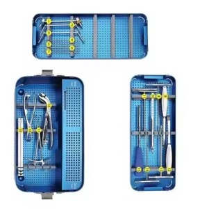 Ensemble d'instruments orthopédiques manuels de base de haute qualité, plaques traumatiques, traumatologie osseuse, chirurgie, kit d'outils médicaux pour grands fragments - Product Image 1