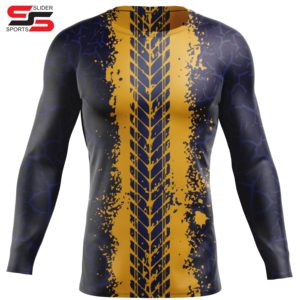 Jiu Jitsu Rashguard ของผู้ชายพิมพ์ลายซับลิเมชันแบบแห้งเร็วและระบายอากาศได้ดีพร้อมโลโก้ของคุณเองสำหรับ MMA - Product Image 1