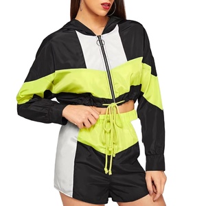 Custom <b>Windbreaker</b> Shorts Set <b>Women</b> Wholesale Customization OEM Service <b>Women</b> <b>Windbreaker</b> Waterproof 2 Piece Set 2026 - Product Image 1
