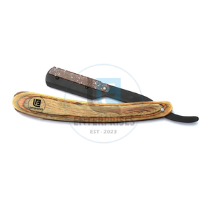 มีดโกนหนวดด้ามไม้ OEM ใบมีดเปลี่ยนได้ พร้อมโลโก้สั่งทำ สำหรับการดูแลส่วนบุคคลและมืออาชีพ - Product Image 5