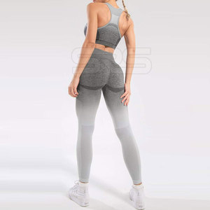New Design Custom Logo Women Yoga Set Quick Dry Women Yoga Set Breathable Sleeveless Women Yoga Set - Product Image 3