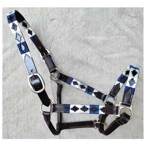 Licol en cuir de polo de qualité supérieure, brun huilé, réglable, pour poney, cob et toutes tailles, accessoire de sport durable pour le polo - Product Image 6