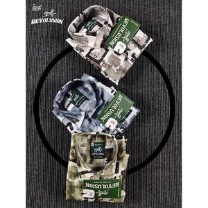 Chemise à manches longues pour hommes en tissu de qualité supérieure Design flammé importé Élégant Vintage Géométrique Offre un confort supérieur pour la cérémonie - Product Image 2