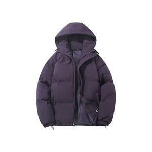 Custom Logo <b>Top</b> Selling Knitted Polyester Quality Hooded <b>Bubble</b> Jacket - Product Image 5