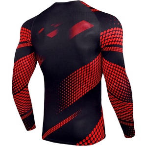 Tops Rashguard Rash Guard Custom <b>Compression</b> <b>Shirts</b> for Men <b>Compression</b> Long Sleeve Rash Guard - Product Image 6