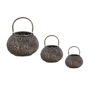 <b>Copper</b> Antique Finished Classic Design Metal Pitcher Design <b>Lantern</b> With Handle Candle Holder For Home & Wedding Decoration - Product Image 4